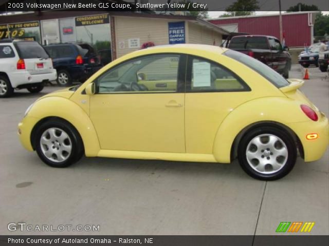 2003 Volkswagen New Beetle GLS Coupe in Sunflower Yellow