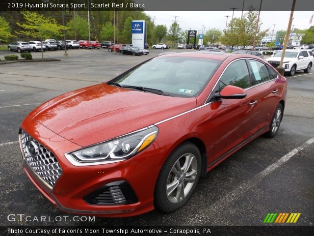 2019 Hyundai Sonata Sport in Scarlet Red