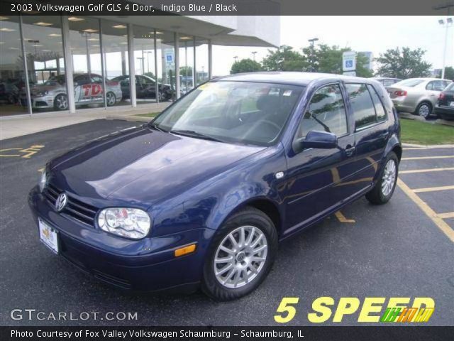 2003 Volkswagen Golf GLS 4 Door in Indigo Blue