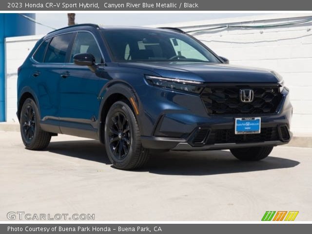 2023 Honda CR-V Sport Hybrid in Canyon River Blue Metallic