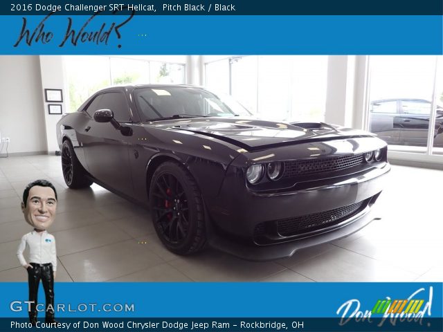 2016 Dodge Challenger SRT Hellcat in Pitch Black