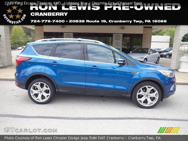 2019 Ford Escape Titanium 4WD in Lightning Blue