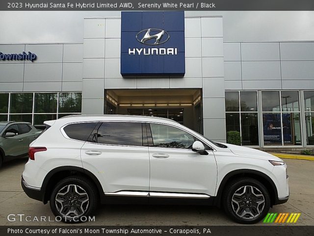 2023 Hyundai Santa Fe Hybrid Limited AWD in Serenity White Pearl