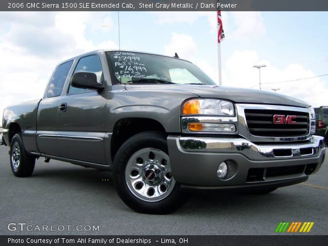 2006 GMC Sierra 1500 SLE Extended Cab in Steel Gray Metallic