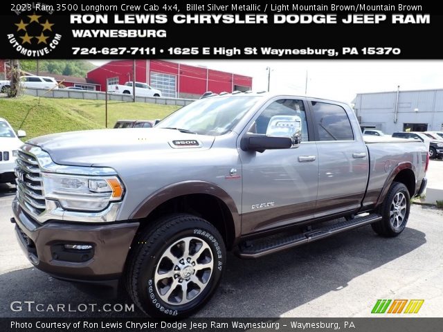 2023 Ram 3500 Longhorn Crew Cab 4x4 in Billet Silver Metallic