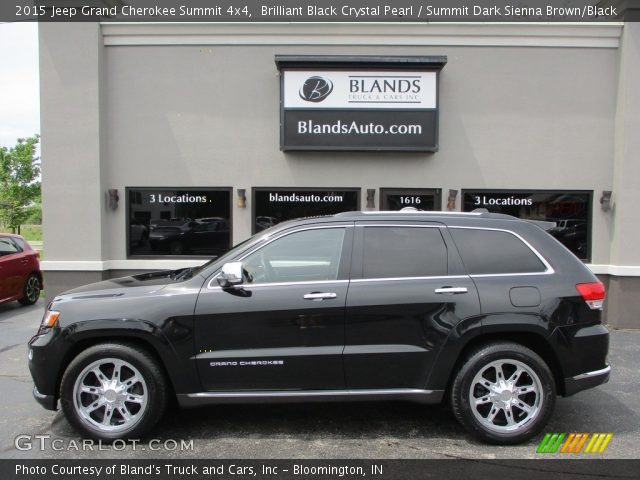 2015 Jeep Grand Cherokee Summit 4x4 in Brilliant Black Crystal Pearl