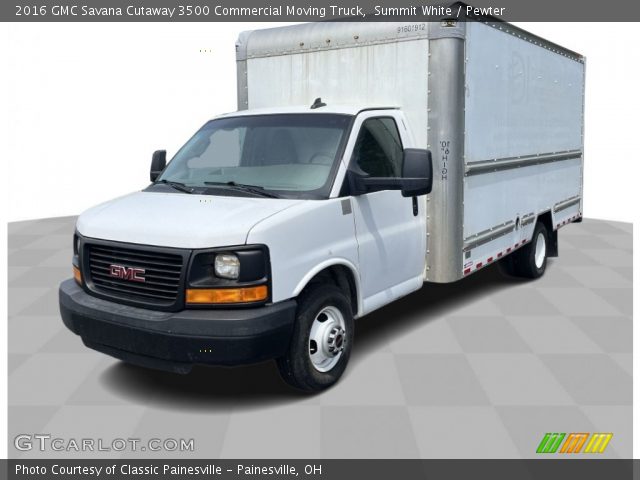 2016 GMC Savana Cutaway 3500 Commercial Moving Truck in Summit White