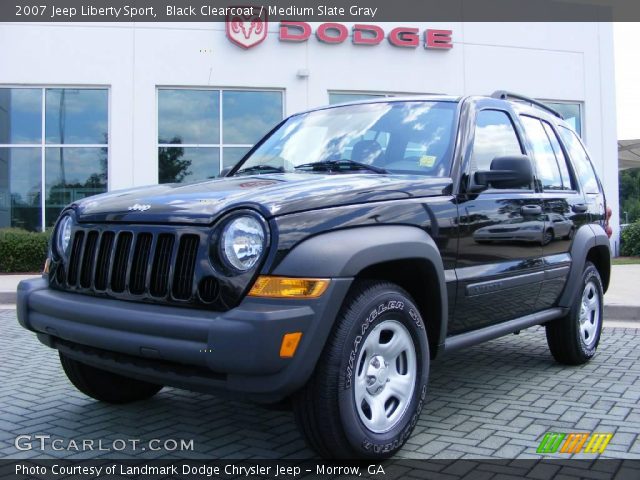 2007 Jeep Liberty Sport in Black Clearcoat