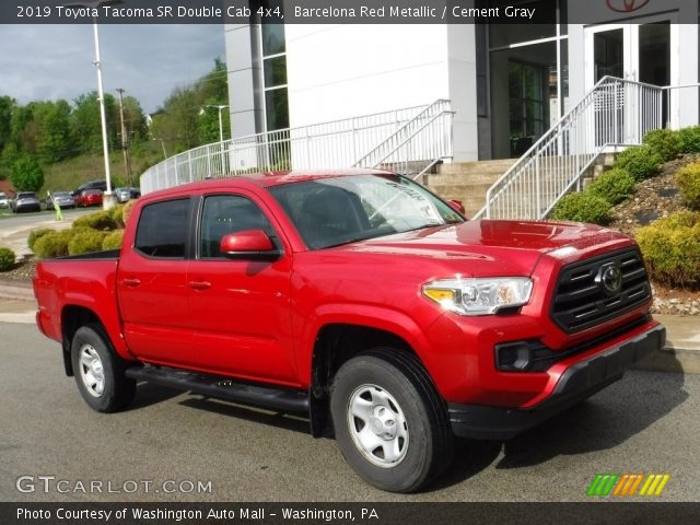 2019 Toyota Tacoma SR Double Cab 4x4 in Barcelona Red Metallic