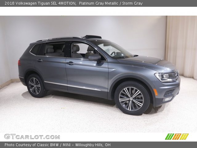2018 Volkswagen Tiguan SEL 4MOTION in Platinum Gray Metallic