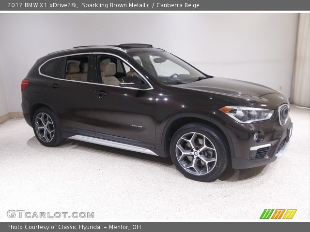 2017 BMW X1 xDrive28i in Sparkling Brown Metallic