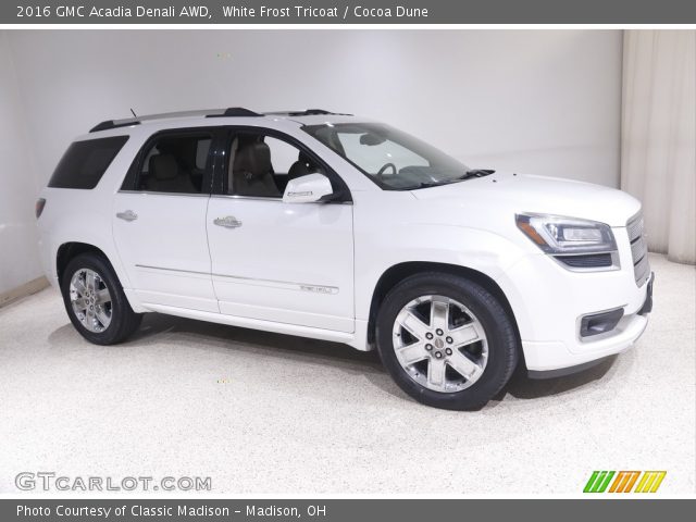 2016 GMC Acadia Denali AWD in White Frost Tricoat