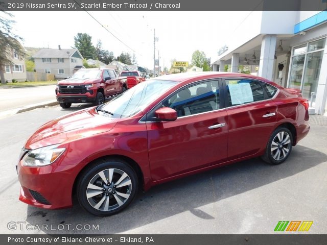 2019 Nissan Sentra SV in Scarlet Ember Tintcoat