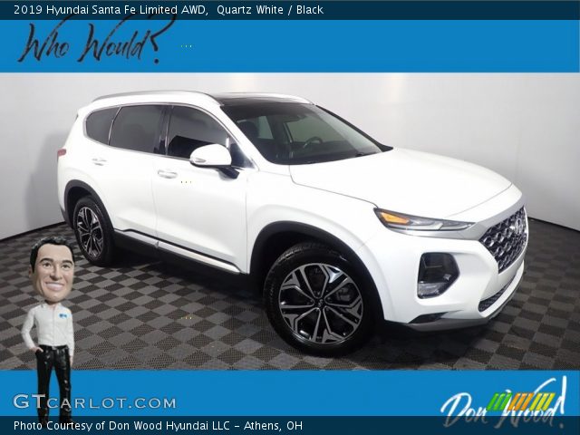 2019 Hyundai Santa Fe Limited AWD in Quartz White