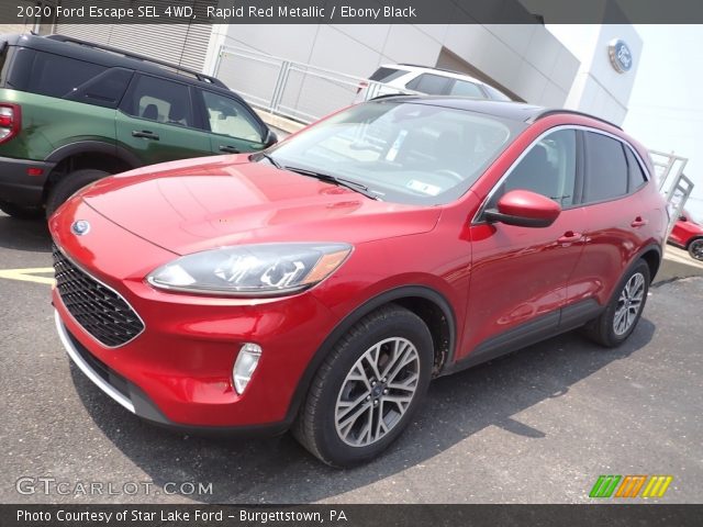 2020 Ford Escape SEL 4WD in Rapid Red Metallic