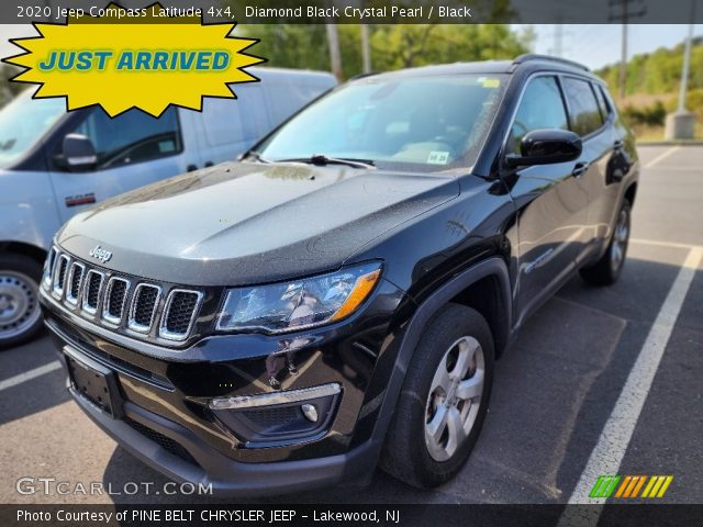 2020 Jeep Compass Latitude 4x4 in Diamond Black Crystal Pearl