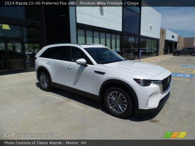 2024 Mazda CX-90 Preferred Plus AWD in Rhodium White Premium