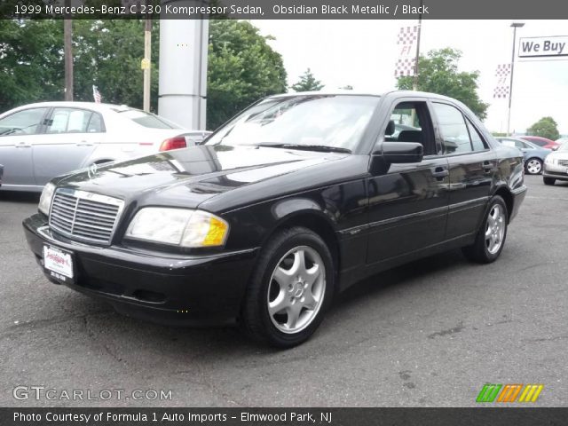1999 Mercedes-Benz C 230 Kompressor Sedan in Obsidian Black Metallic