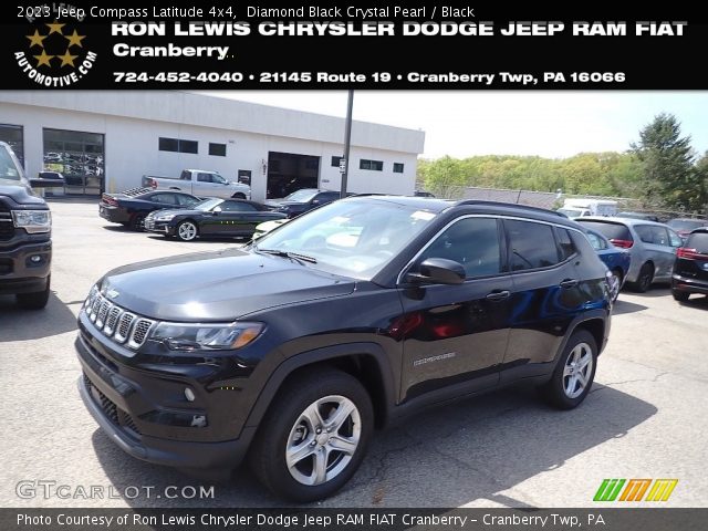 2023 Jeep Compass Latitude 4x4 in Diamond Black Crystal Pearl