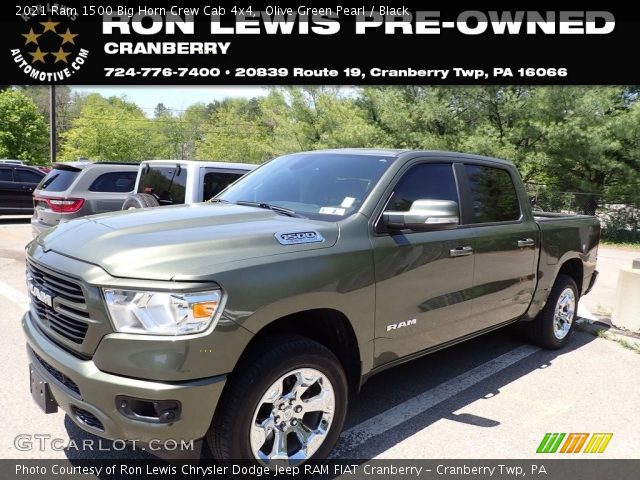 2021 Ram 1500 Big Horn Crew Cab 4x4 in Olive Green Pearl