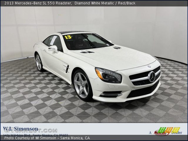 2013 Mercedes-Benz SL 550 Roadster in Diamond White Metallic