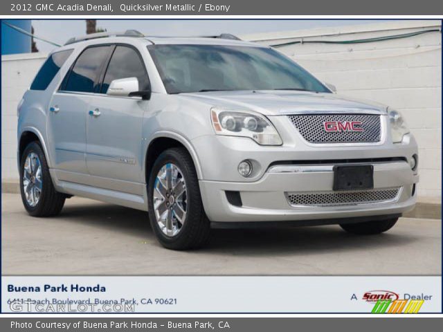 2012 GMC Acadia Denali in Quicksilver Metallic