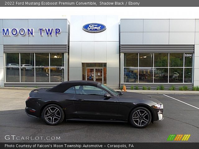 2022 Ford Mustang Ecoboost Premium Convertible in Shadow Black