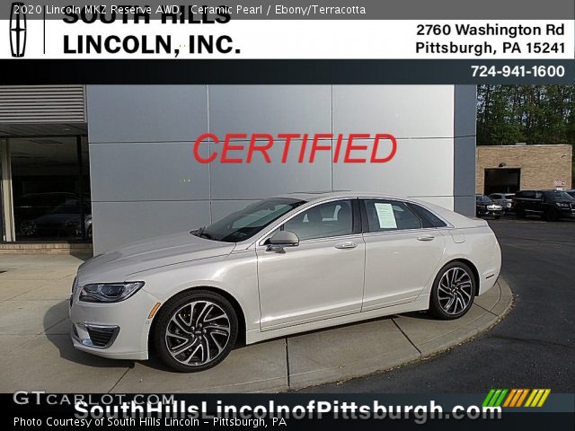2020 Lincoln MKZ Reserve AWD in Ceramic Pearl
