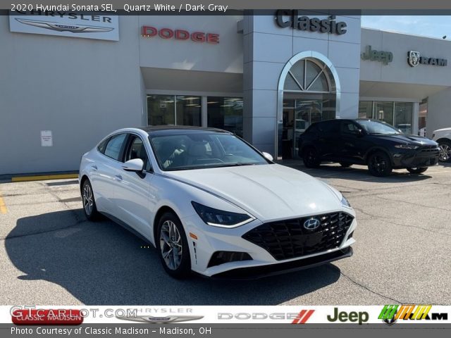 2020 Hyundai Sonata SEL in Quartz White