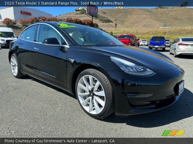 2020 Tesla Model 3 Standard Range Plus in Solid Black