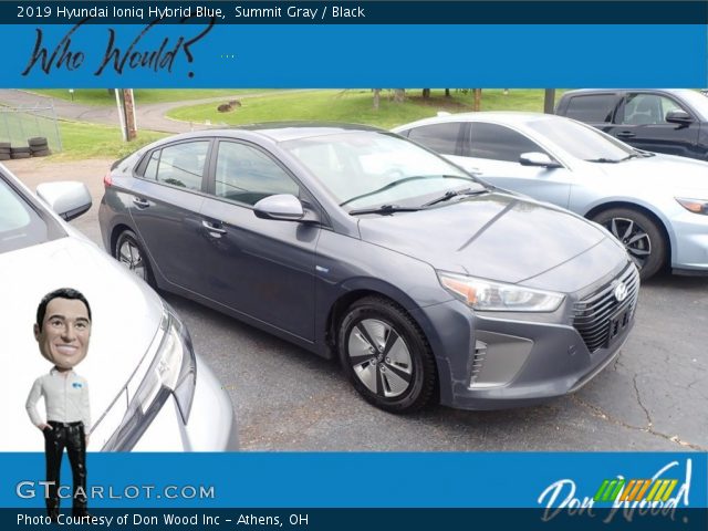 2019 Hyundai Ioniq Hybrid Blue in Summit Gray