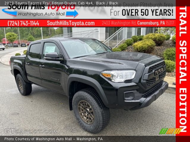 2023 Toyota Tacoma Trail Edition Double Cab 4x4 in Black