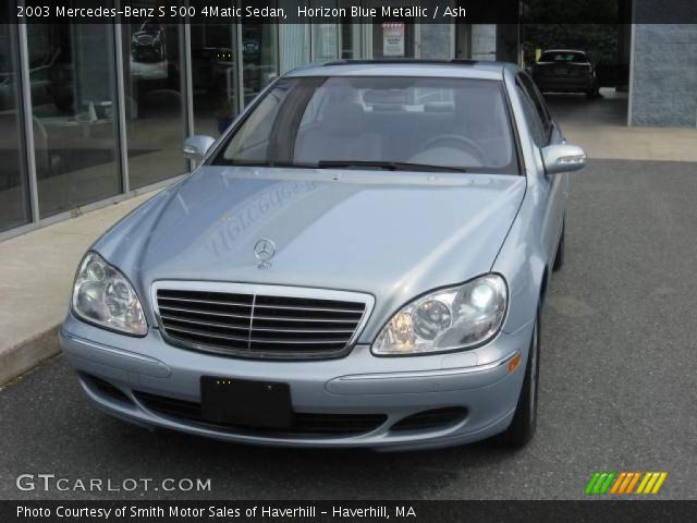 2003 Mercedes-Benz S 500 4Matic Sedan in Horizon Blue Metallic