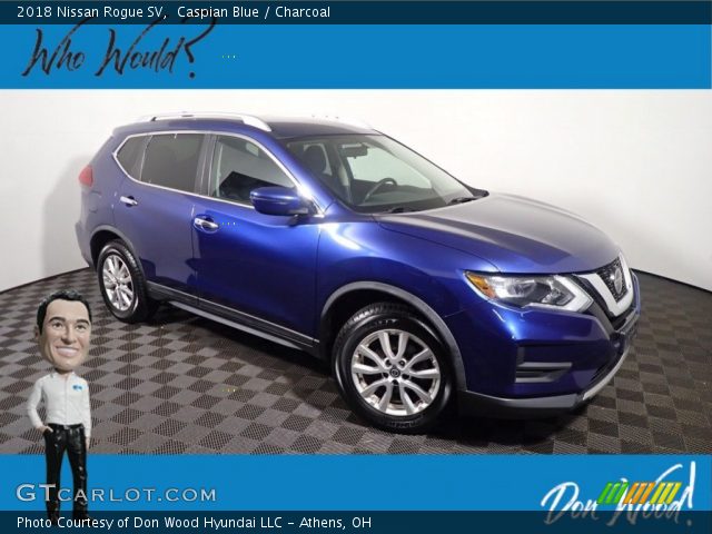 2018 Nissan Rogue SV in Caspian Blue