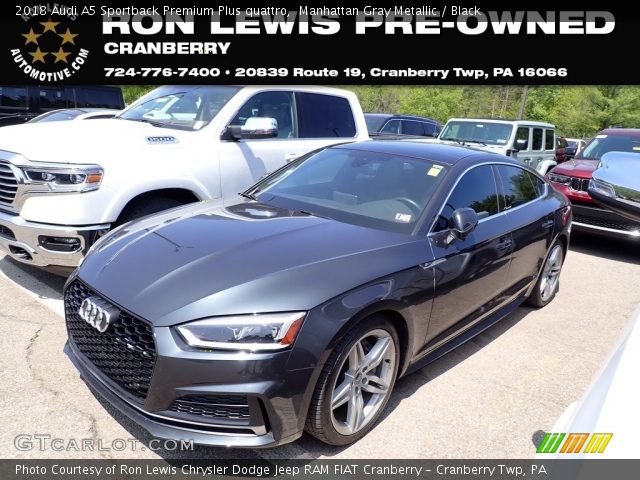 2018 Audi A5 Sportback Premium Plus quattro in Manhattan Gray Metallic
