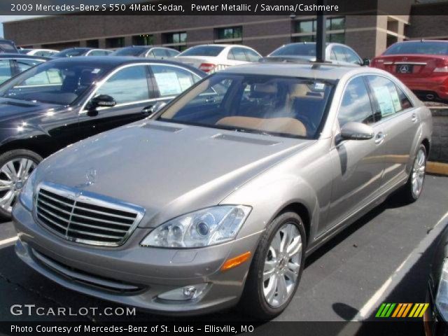 2009 Mercedes-Benz S 550 4Matic Sedan in Pewter Metallic