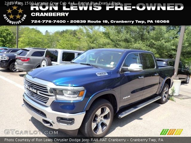 2019 Ram 1500 Laramie Crew Cab 4x4 in Patriot Blue Pearl