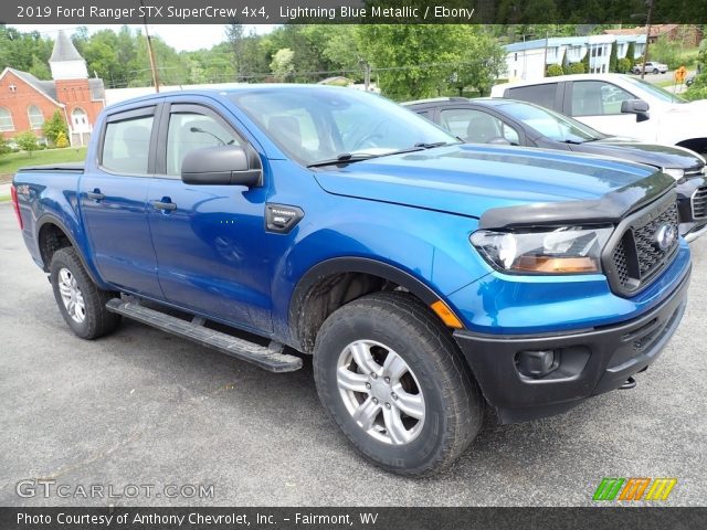 2019 Ford Ranger STX SuperCrew 4x4 in Lightning Blue Metallic