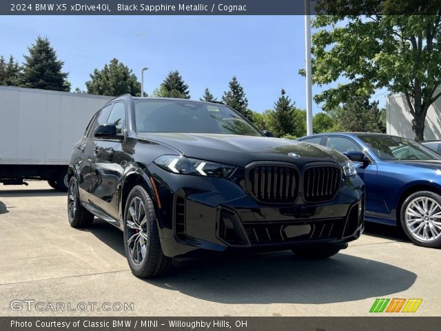 2024 BMW X5 xDrive40i in Black Sapphire Metallic