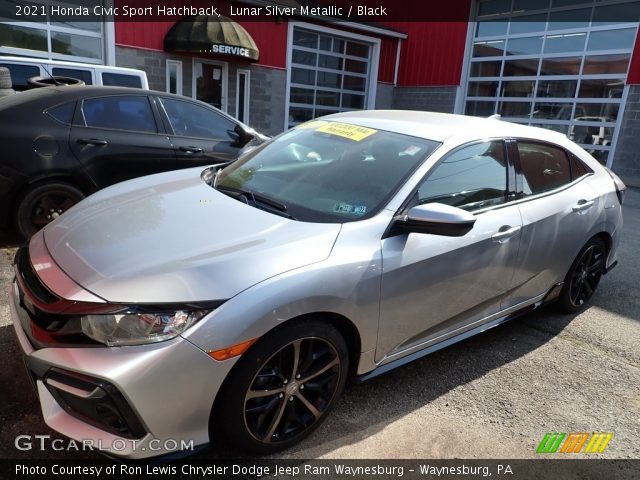 2021 Honda Civic Sport Hatchback in Lunar Silver Metallic