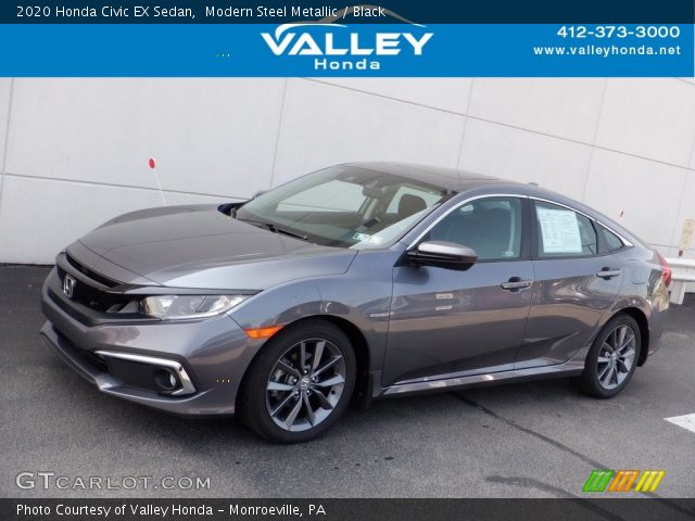 2020 Honda Civic EX Sedan in Modern Steel Metallic