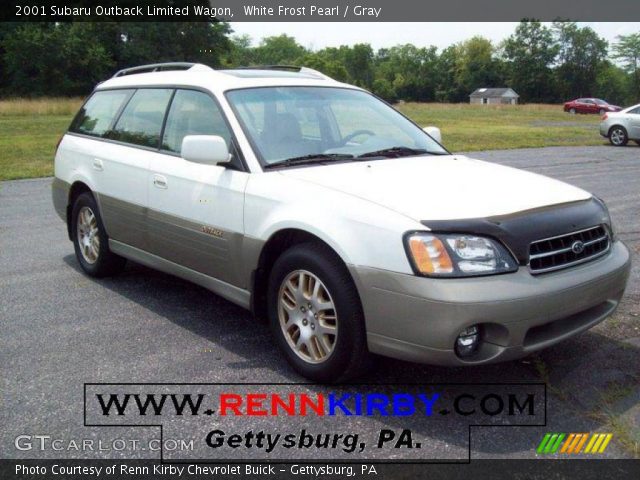 2001 Subaru Outback Limited Wagon in White Frost Pearl