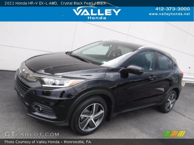 2021 Honda HR-V EX-L AWD in Crystal Black Pearl