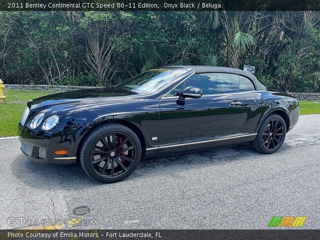 2011 Bentley Continental GTC Speed 80-11 Edition in Onyx Black