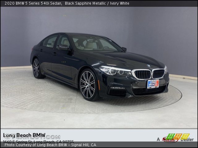 2020 BMW 5 Series 540i Sedan in Black Sapphire Metallic