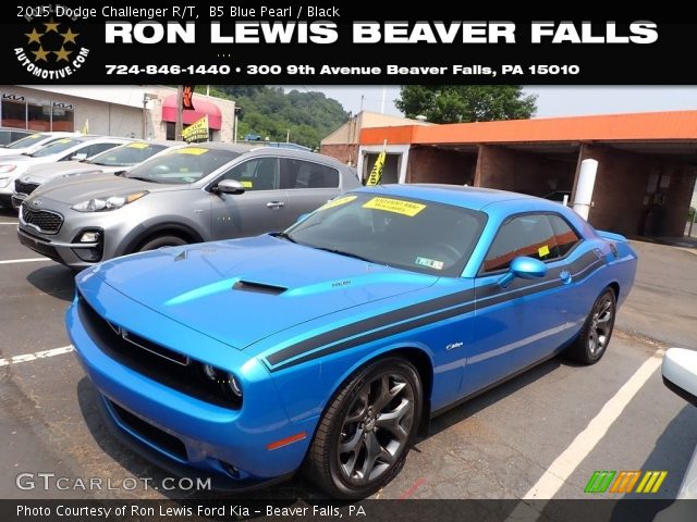 2015 Dodge Challenger R/T in B5 Blue Pearl