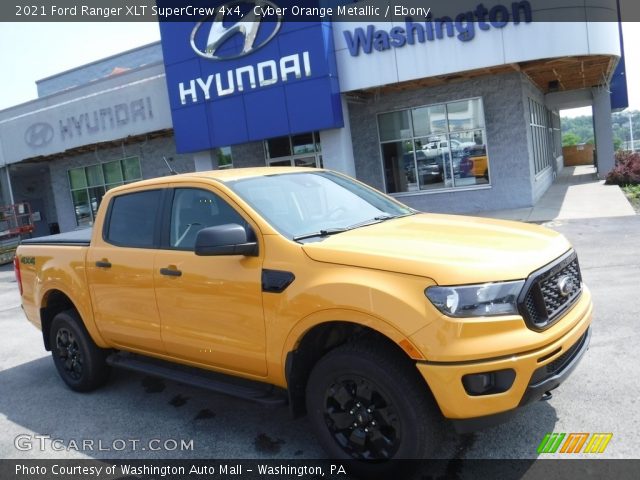2021 Ford Ranger XLT SuperCrew 4x4 in Cyber Orange Metallic