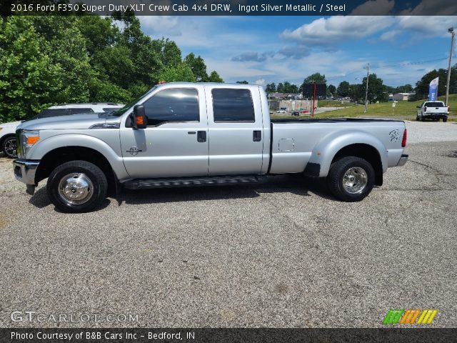 2016 Ford F350 Super Duty XLT Crew Cab 4x4 DRW in Ingot Silver Metallic