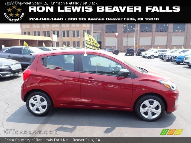 2022 Chevrolet Spark LS in Crimson Metallic