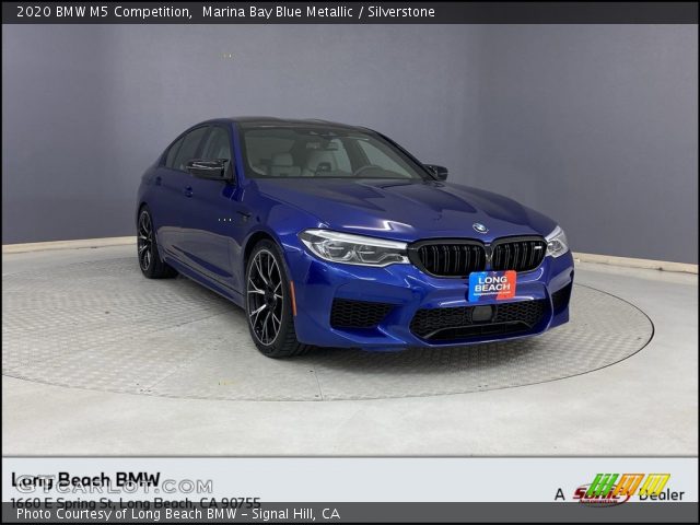 2020 BMW M5 Competition in Marina Bay Blue Metallic